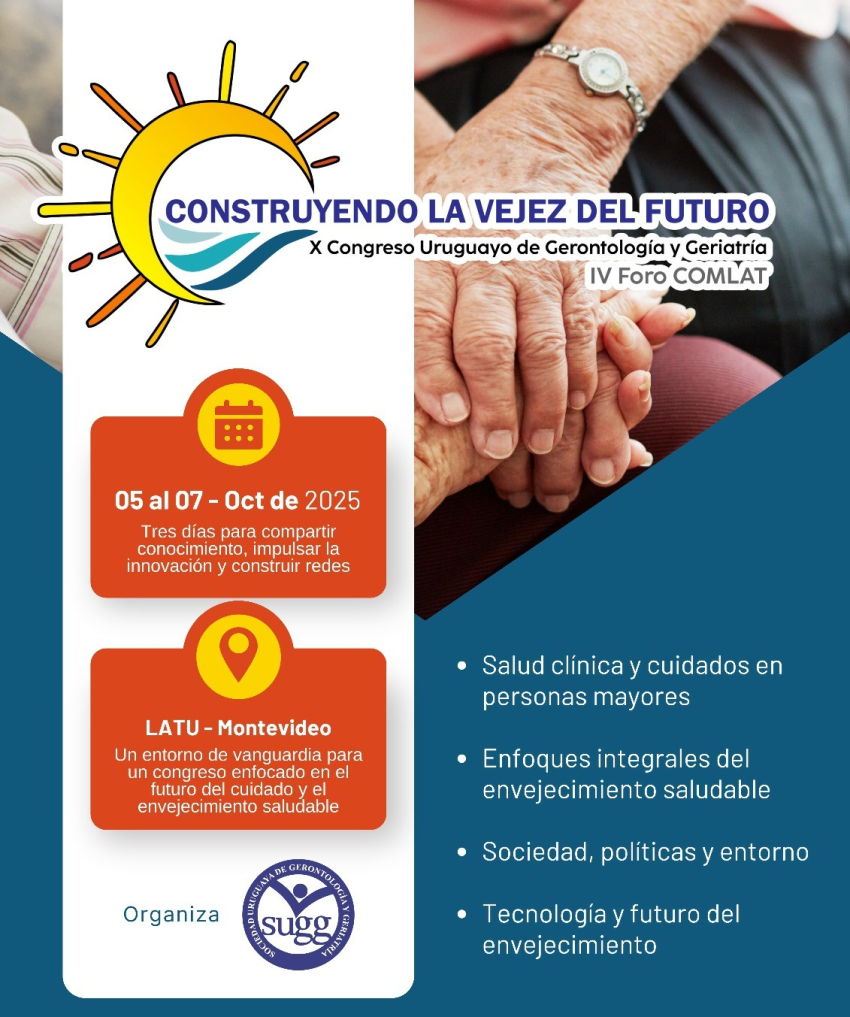 Montevideo fue sede del X Congreso Uruguayo de Gerontología y Geriatría